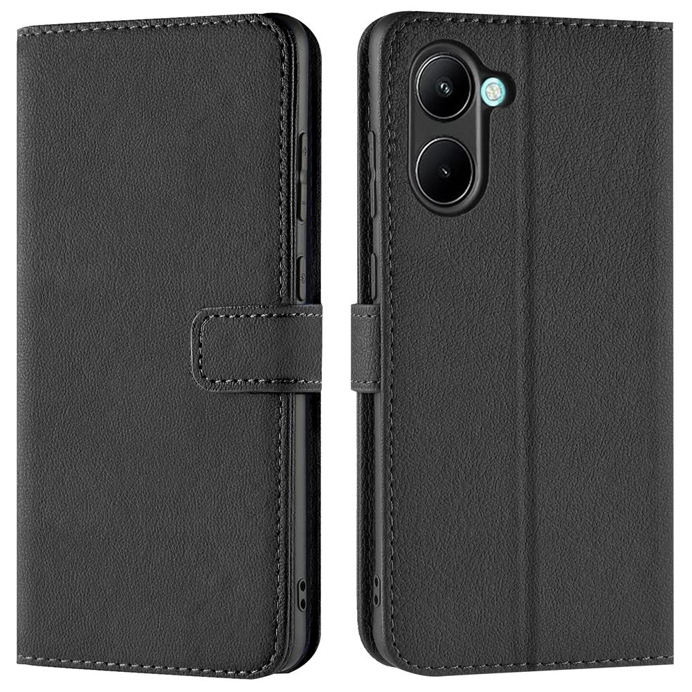 Basic Wallet für Realme C33 in Schwarz