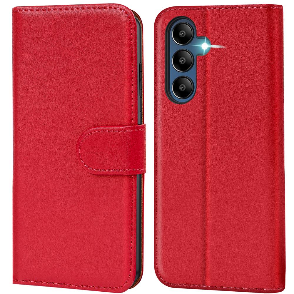 Basic Wallet für Samsung Galaxy A26 5G in Rot