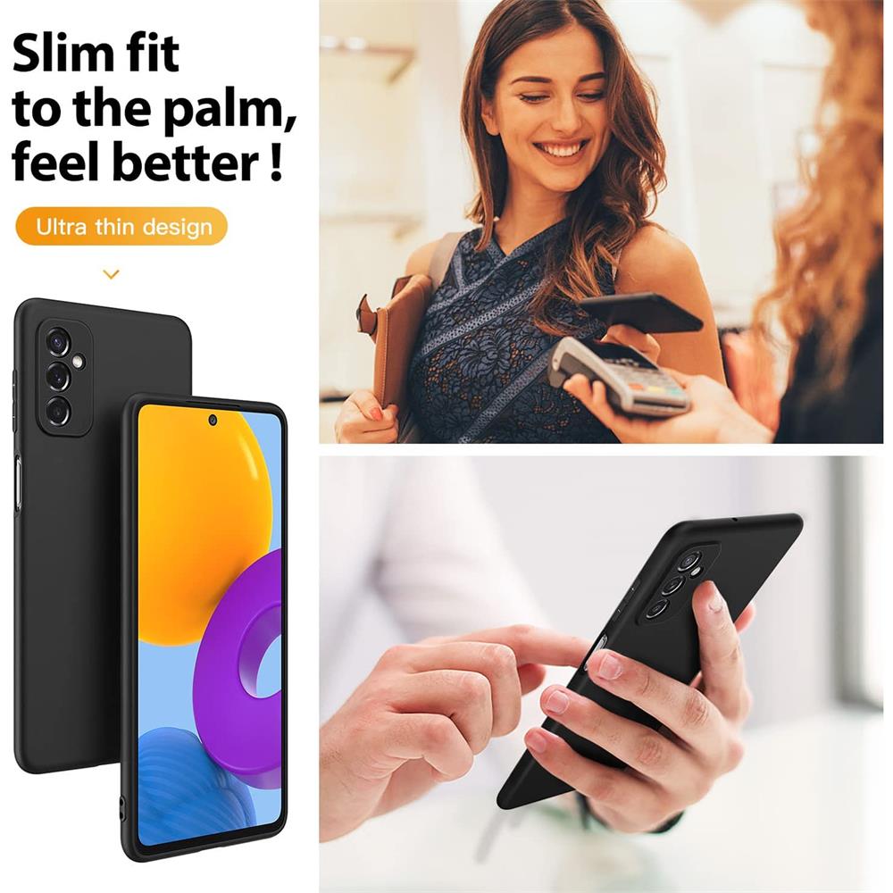 Classic TPU für Samsung Galaxy M52 5G in Schwarz