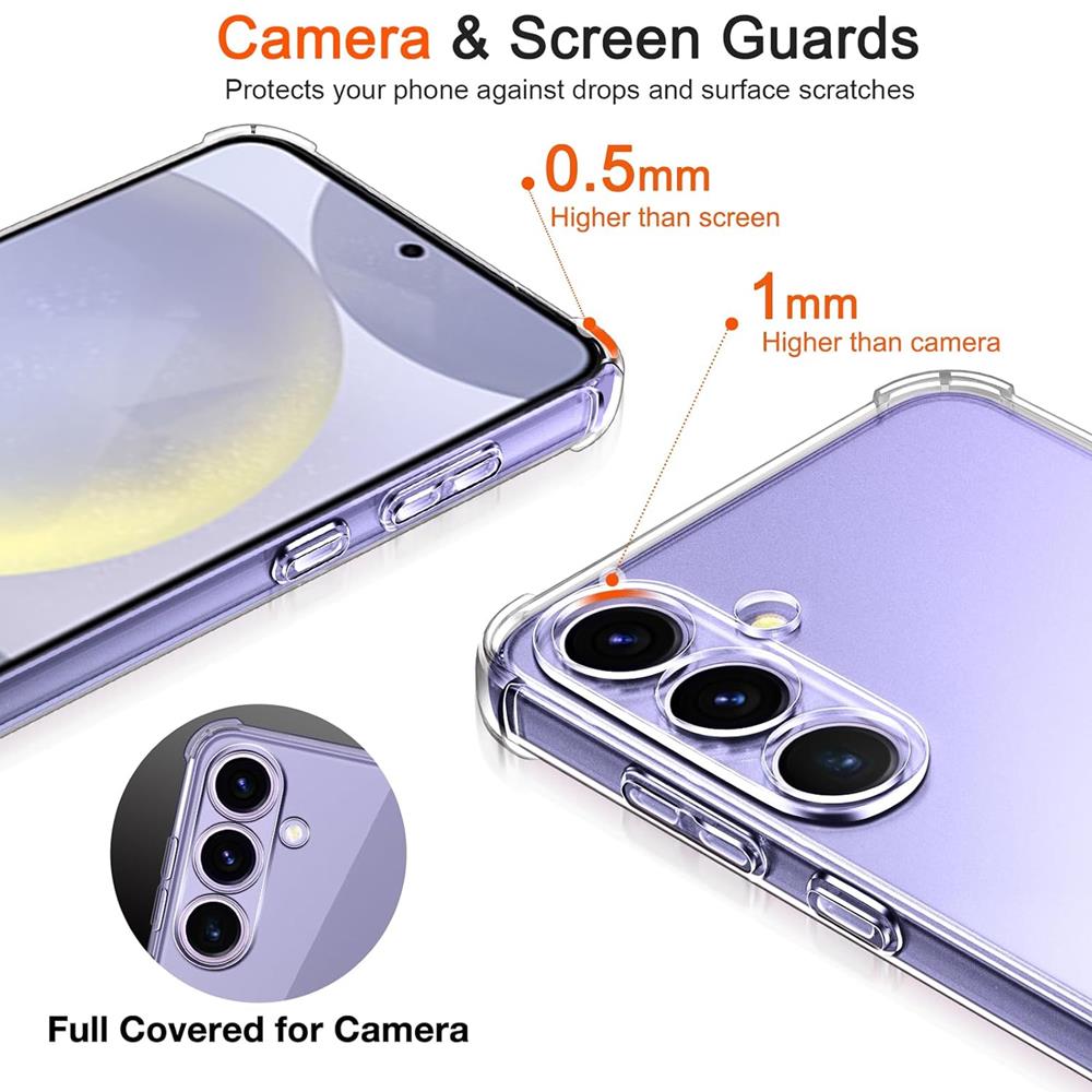 Rugged TPU für Samsung Galaxy S24 Plus in Transparent