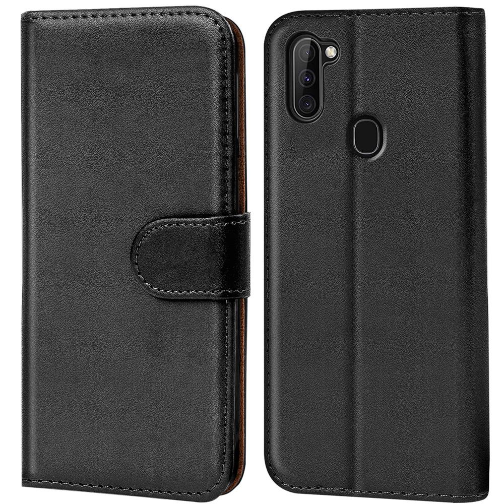 Basic Wallet für Samsung Galaxy M11 in Schwarz