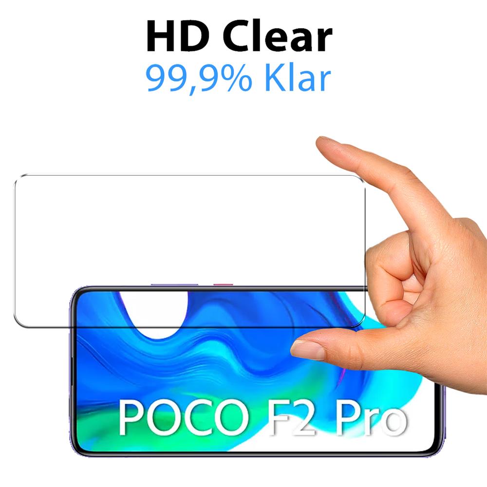4in1 Glas Set für Xiaomi Poco F2 Pro