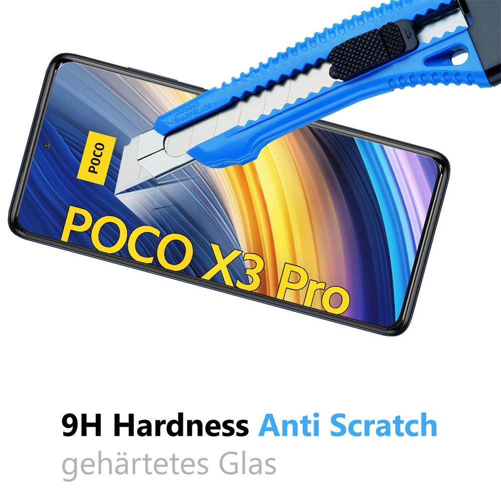 Glas 2in1 für Xiaomi Poco X3 Pro