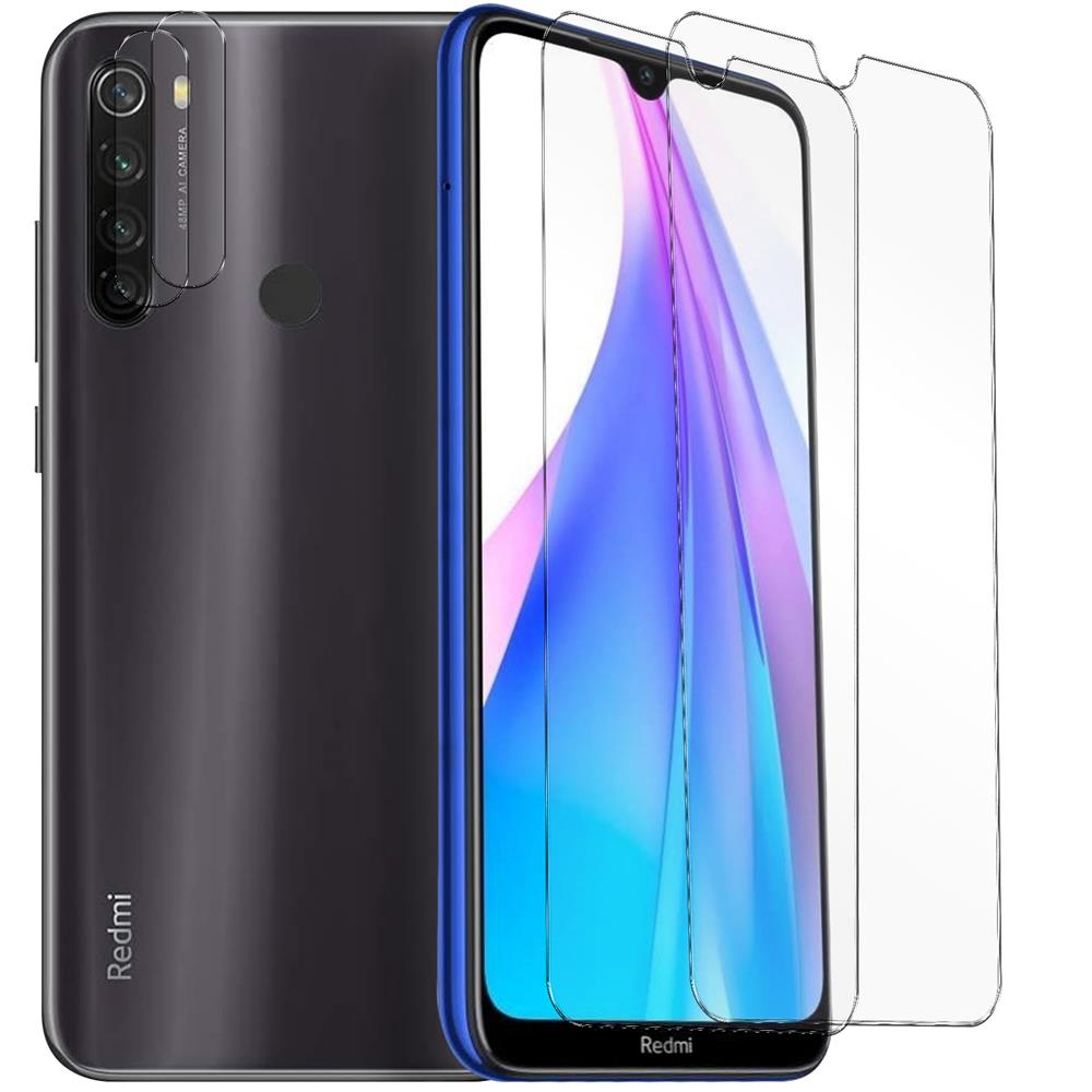 4in1 Glas Set für Xiaomi Redmi Note 8T