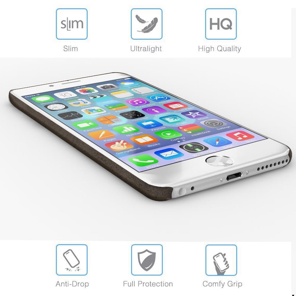 Unibody Case für Apple iPhone 6 Plus / 6s Plus in Braun