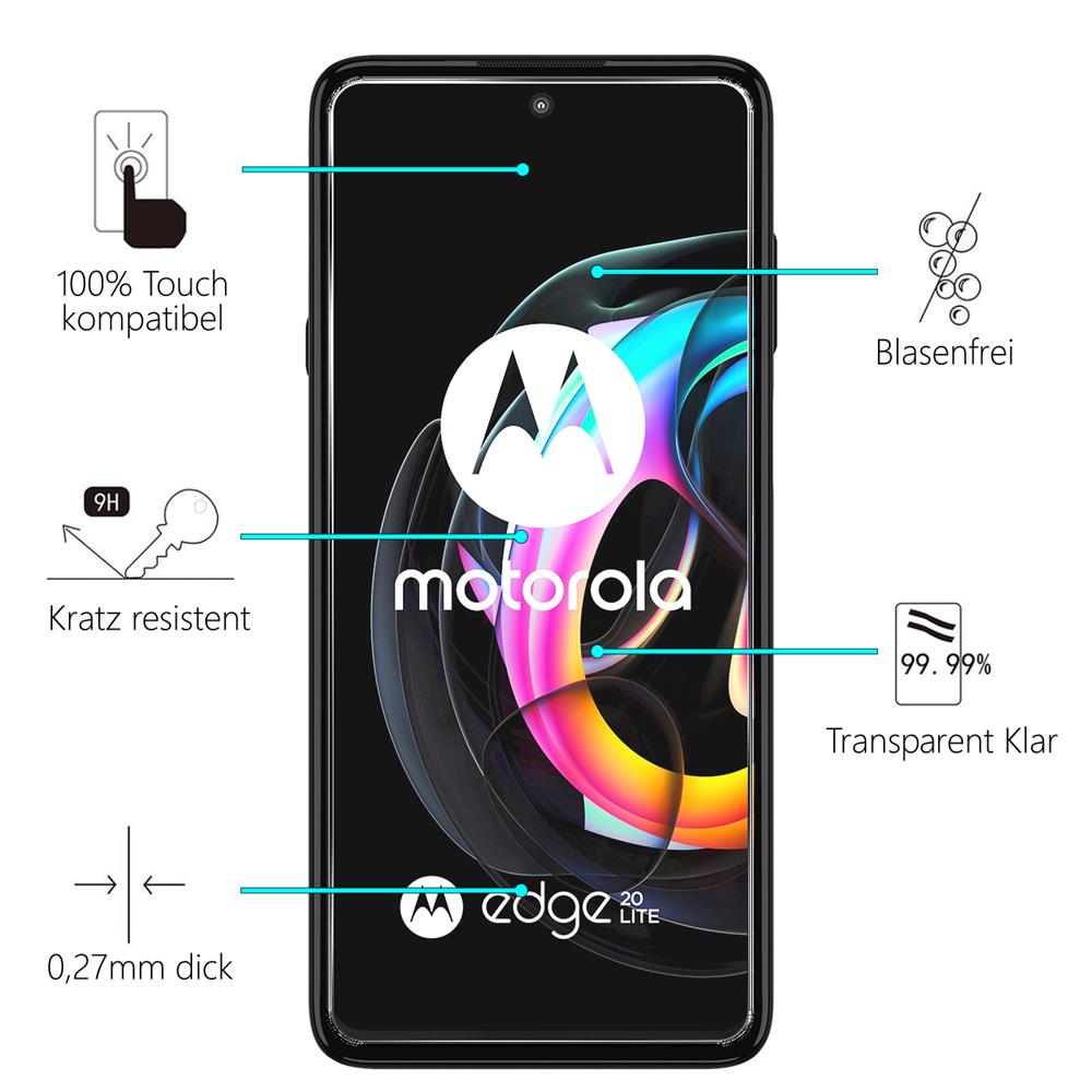 Glas 2in1 für Motorola Edge 20 Lite