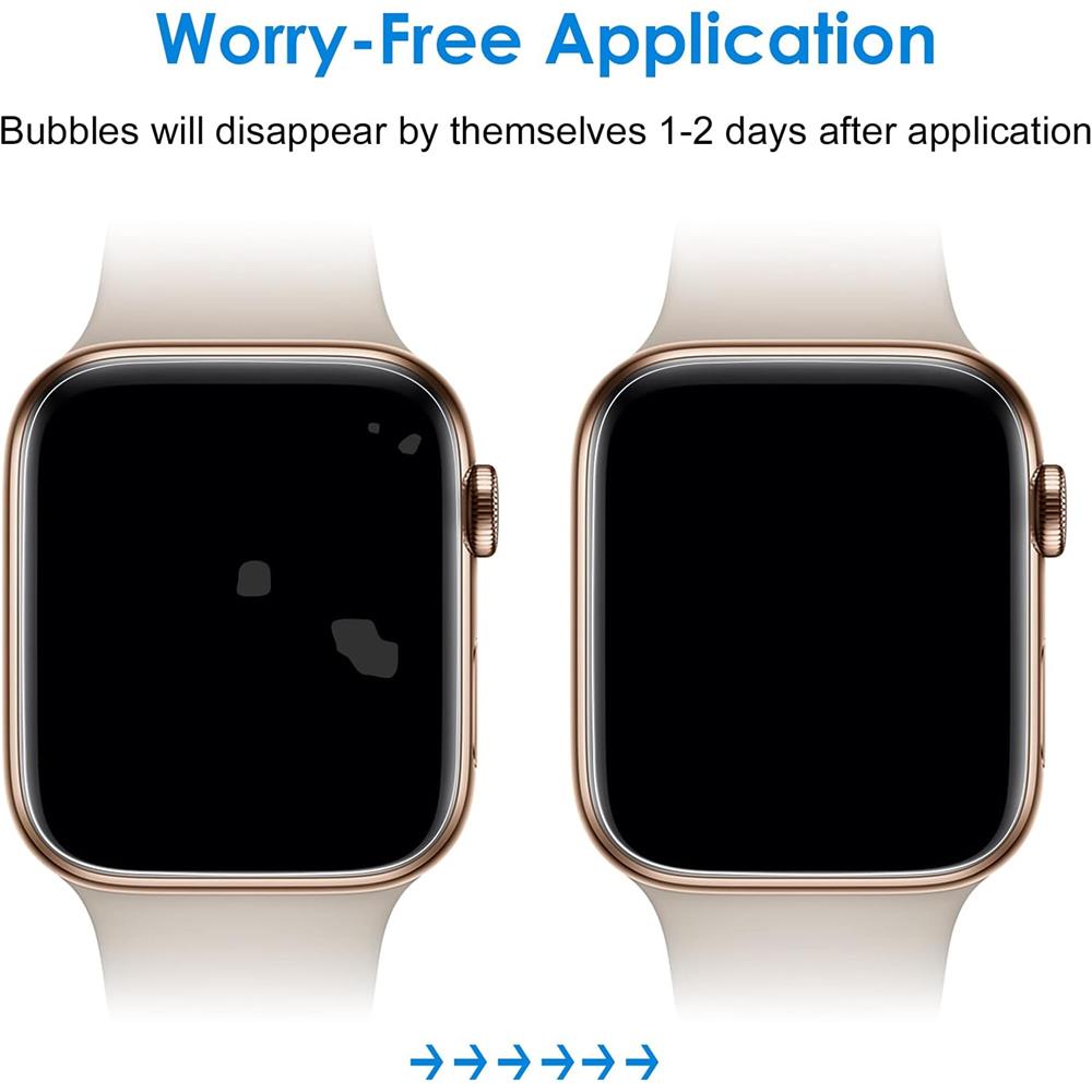 Clear Schutzfolie für Apple Watch 4 / 5 / 6 - 44mm im 2er Pack