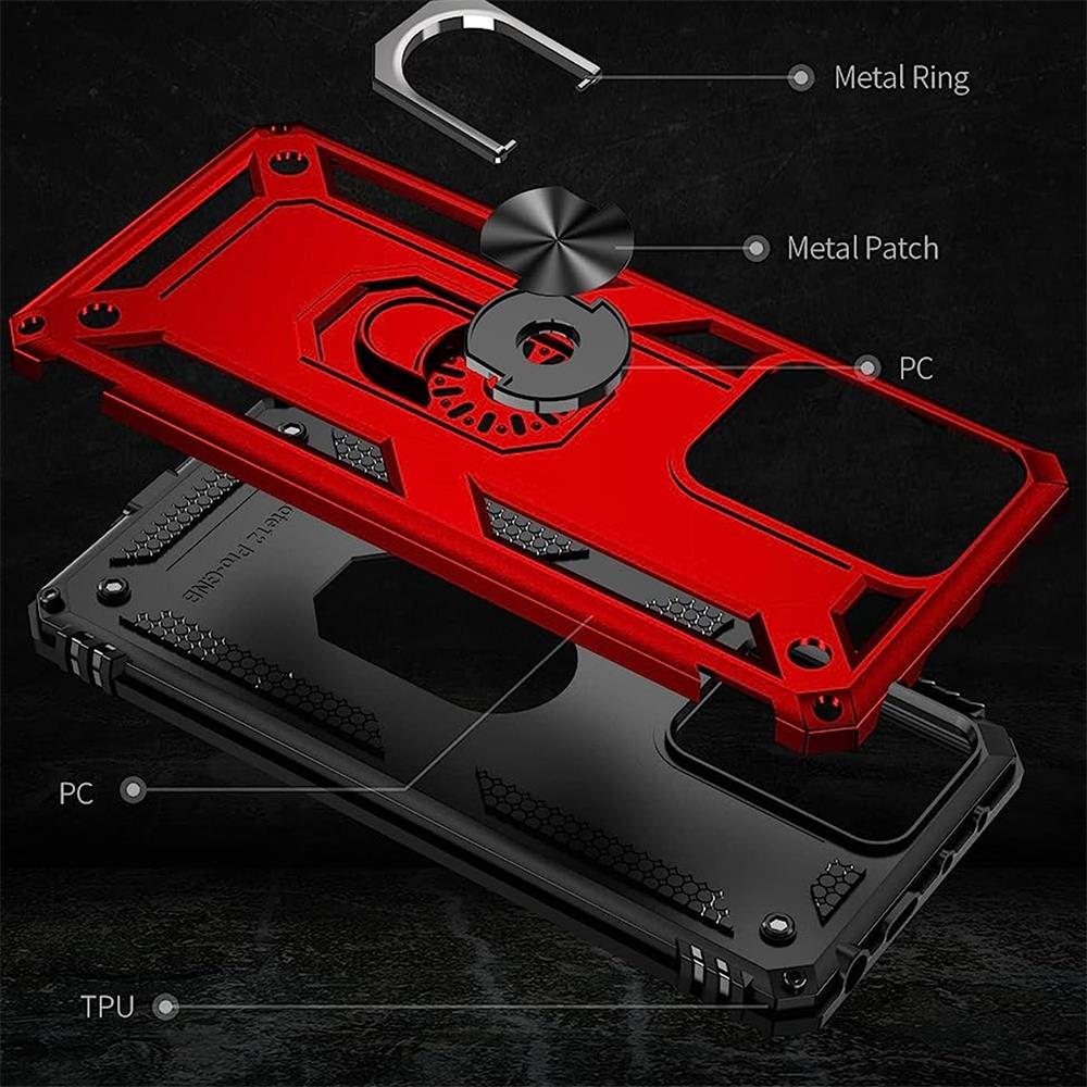 Army Case für Xiaomi Redmi Note 12 Pro Plus 5G in Rot