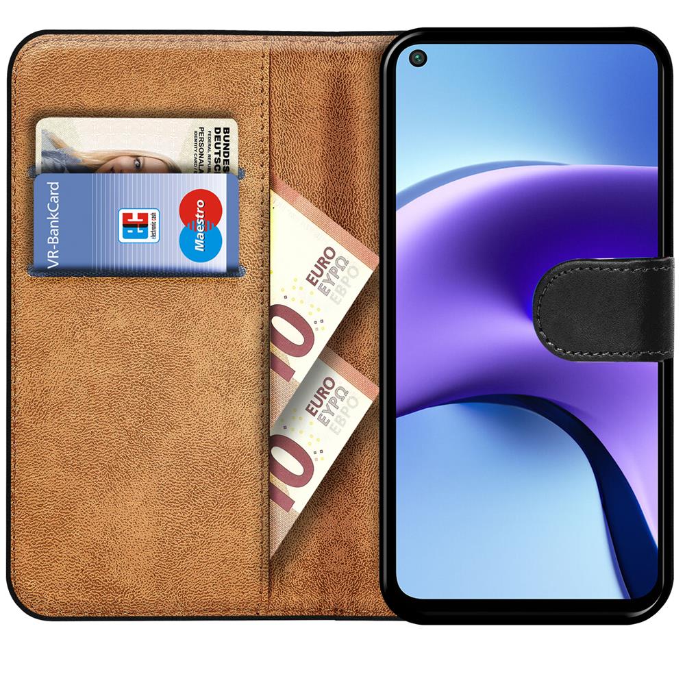 Basic Wallet für Xiaomi Redmi Note 9T in Schwarz