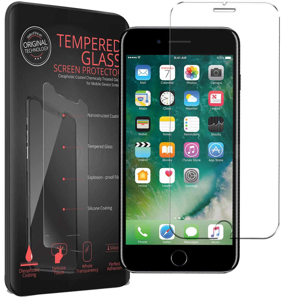 Glas 2in1 für Apple iPhone 7 Plus / 8 Plus