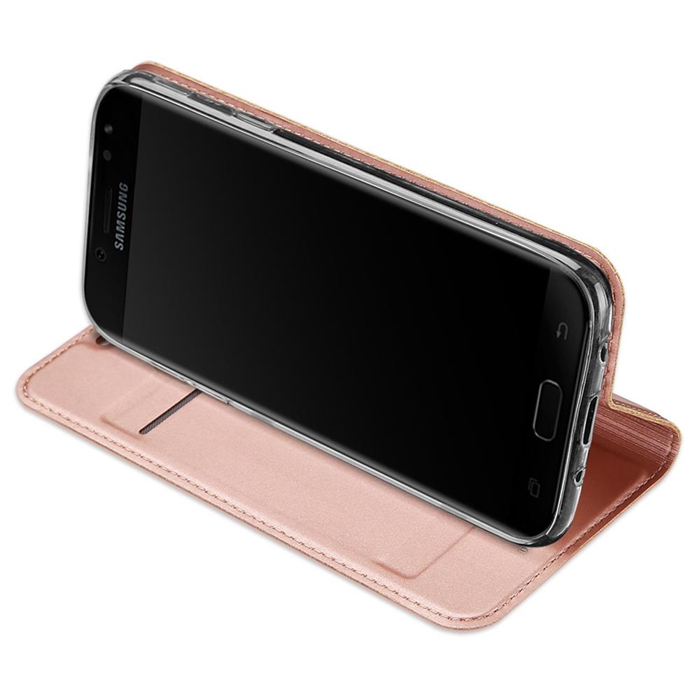 Electroplated Flip für Samsung Galaxy J7 2017 in Rosegold