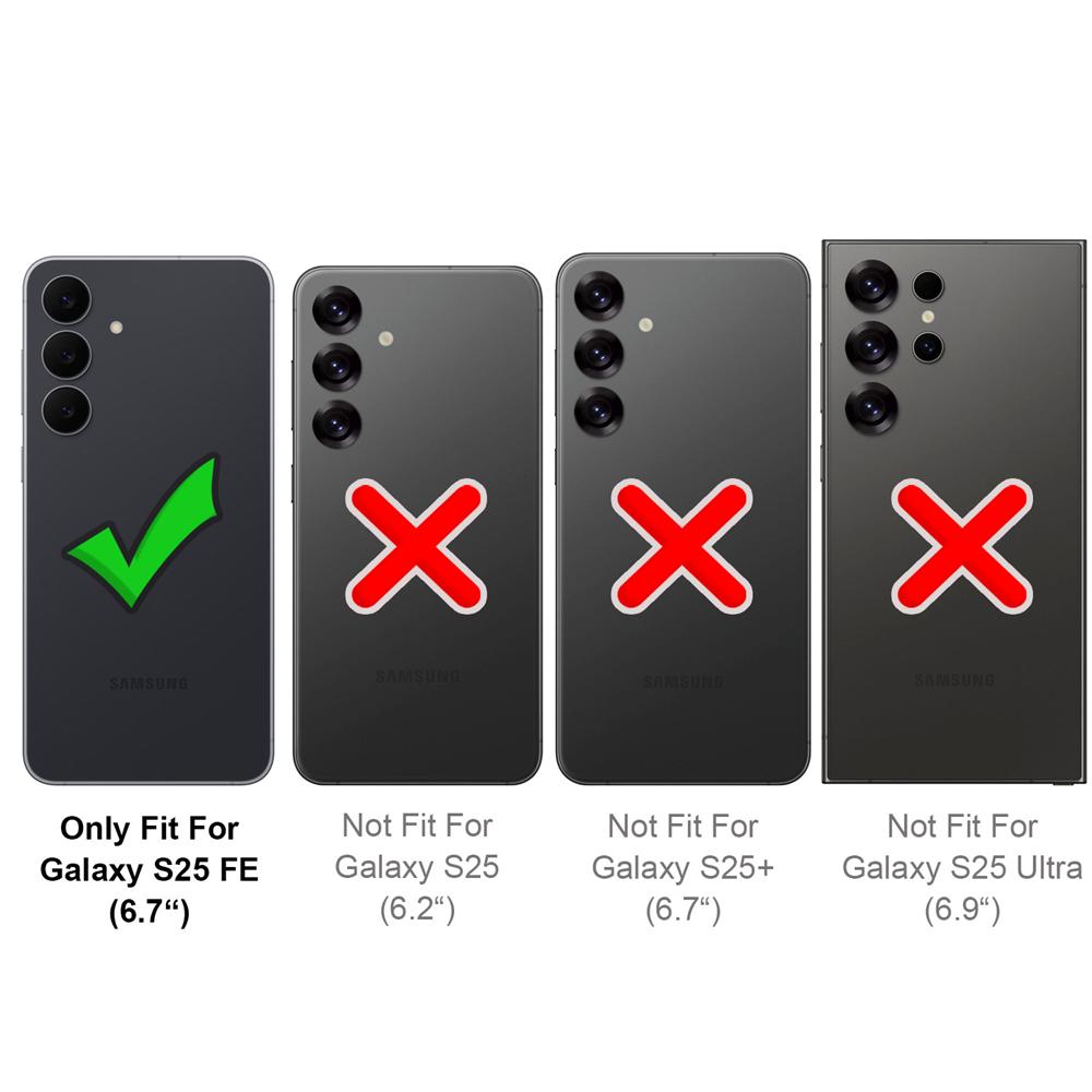 Defender Case für Samsung Galaxy S25 FE in Schwarz