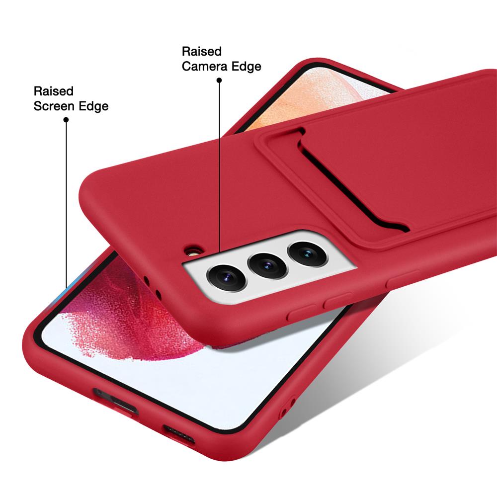 Card Case für Samsung Galaxy S24 Plus in Rot