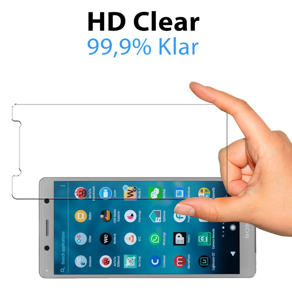 Glas 2in1 für Sony Xperia XZ2 Compact