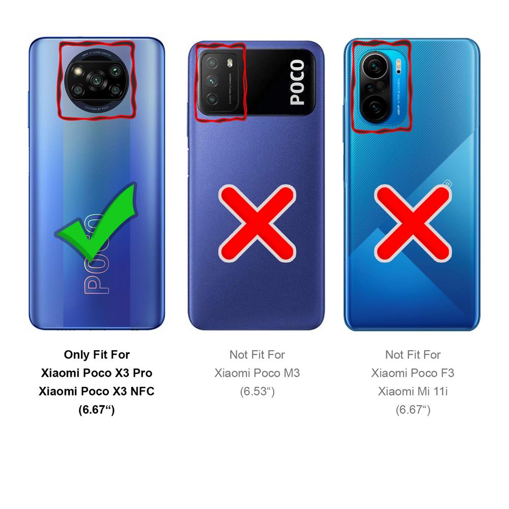 Classic TPU für Xiaomi Poco X3 / X3 Pro in Schwarz