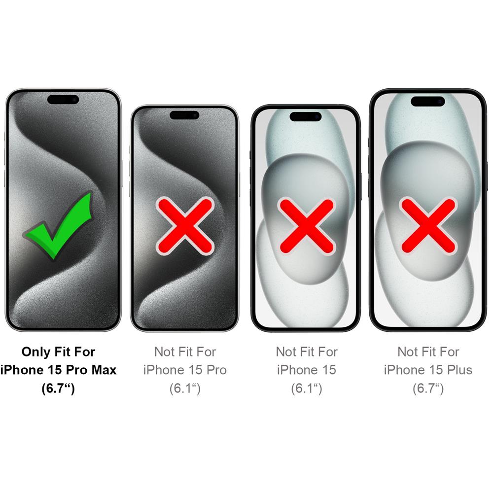 Magsafe TPU Case für Apple iPhone 15 Pro Max in Transparent