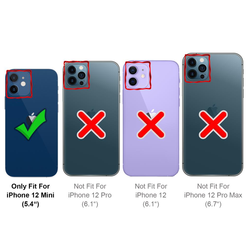 4in1 Glas Set für Apple iPhone 12 Mini