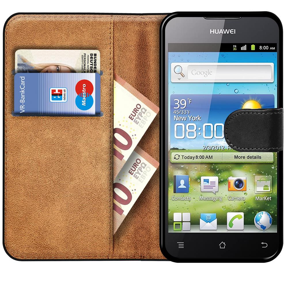 Basic Wallet für Huawei Ascend G6 in Schwarz