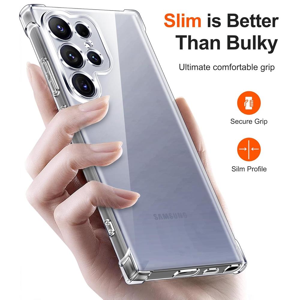 Rugged TPU für Samsung Galaxy S25 Ultra in Transparent