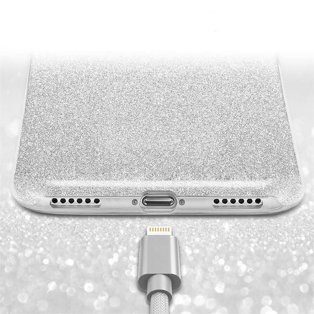 Shiny TPU für Apple iPhone 14 Pro Max in Silber