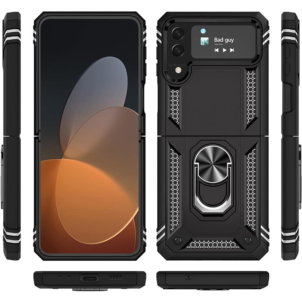 Army Case für Samsung Galaxy Z Flip 4 in Schwarz