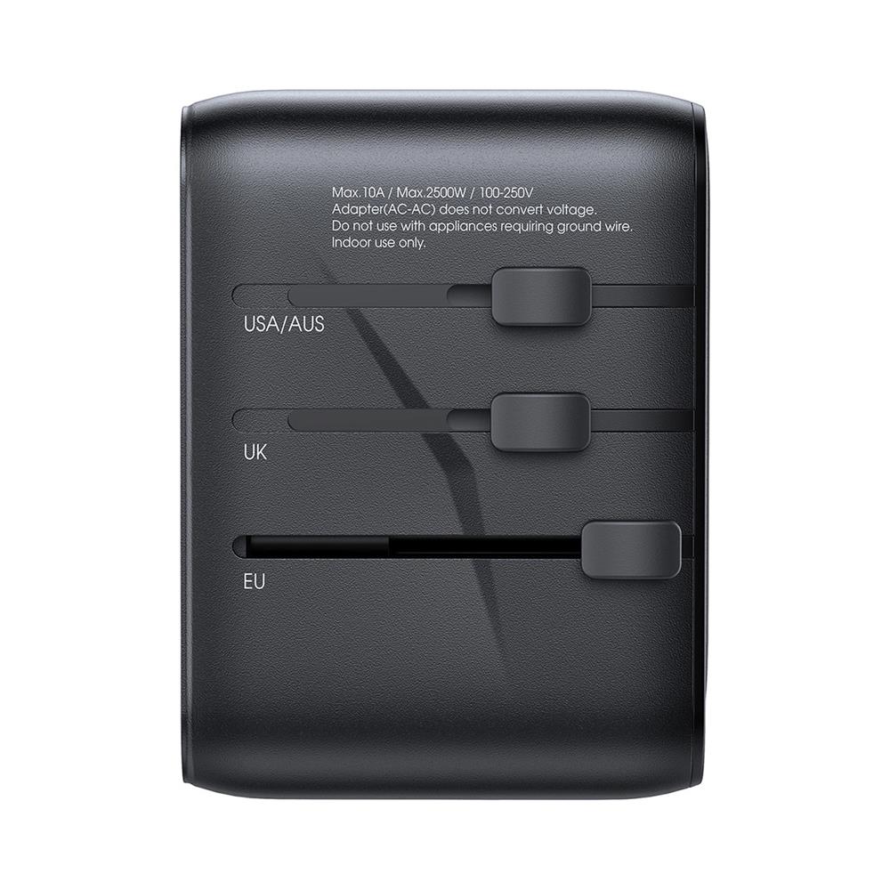 Joyroom Reiseadapter JR-TCW01 in Schwarz