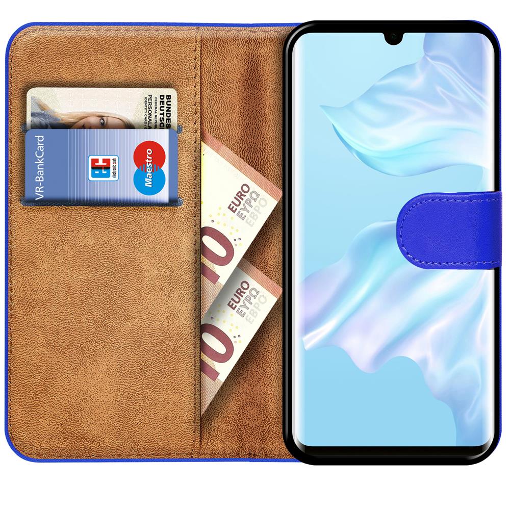 Basic Wallet für Huawei P30 Pro in Blau