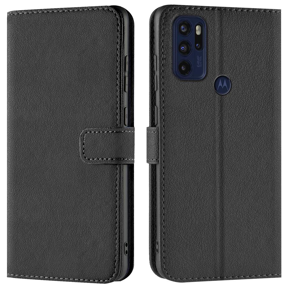 Basic Wallet für Motorola Moto G60s in Schwarz