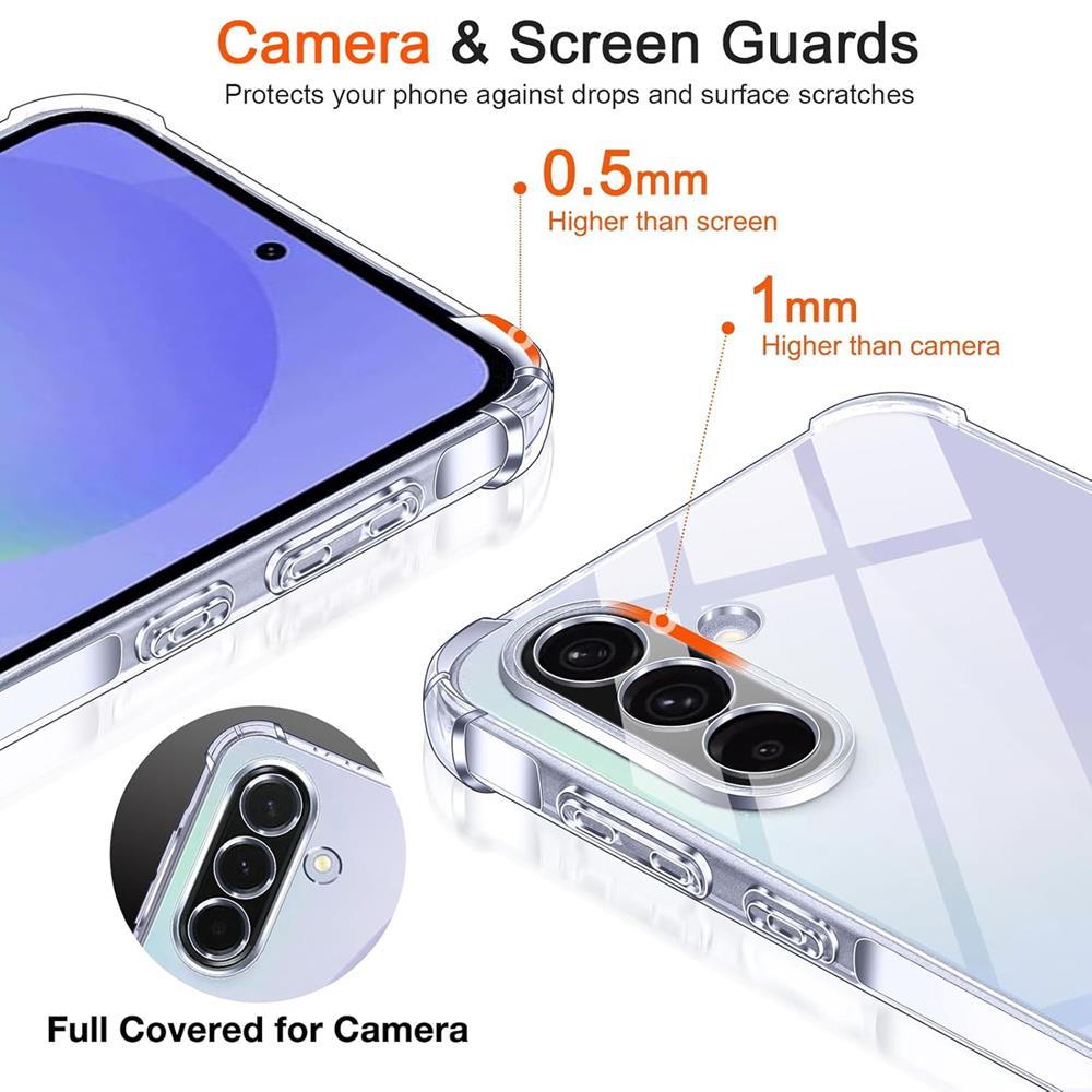 Rugged TPU für Samsung Galaxy A56 5G in Transparent