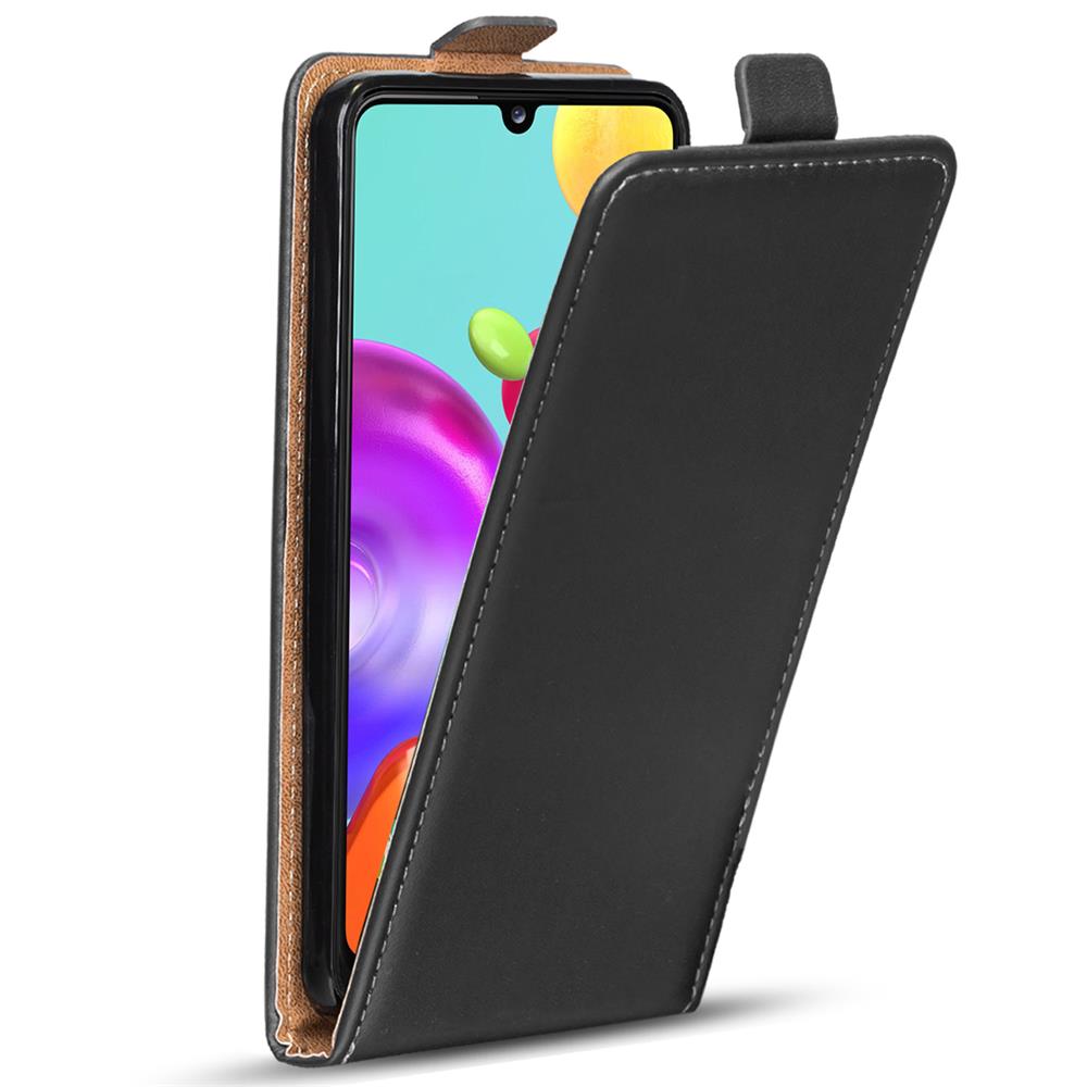 Basic Flip für Samsung Galaxy A42 5G in Schwarz