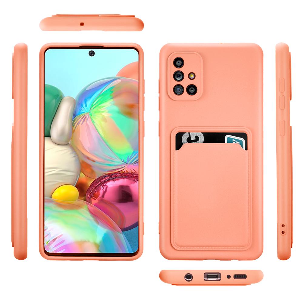 Card Case für Samsung Galaxy A71 in Rosa