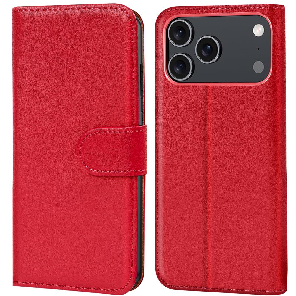 Basic Wallet für Apple iPhone 17 Pro Max in Rot