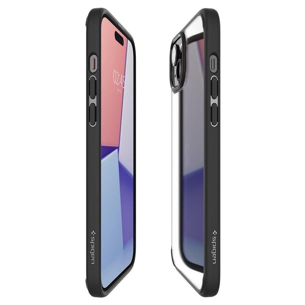 Spigen ULTRA HYBRID CASE für Apple iPhone 15 Plus in Schwarz