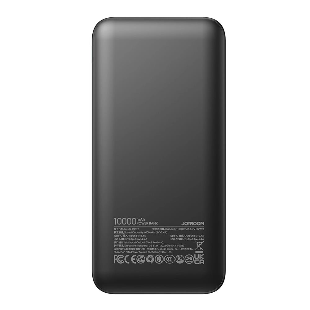 Power Bank - Joyroom - JR-PBF12 - 10000 mAh in Schwarz
