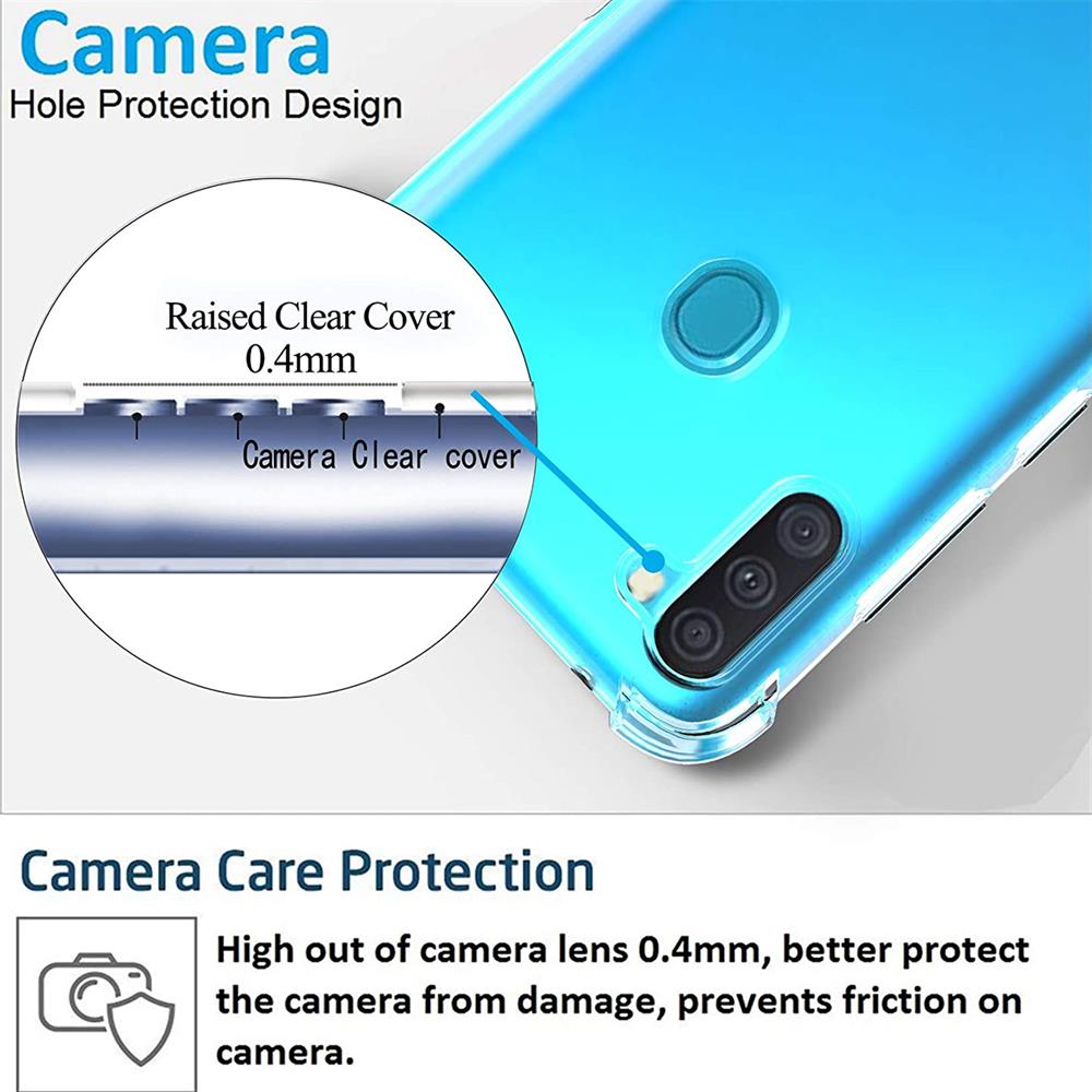 Rugged TPU für Samsung Galaxy M11 in Transparent