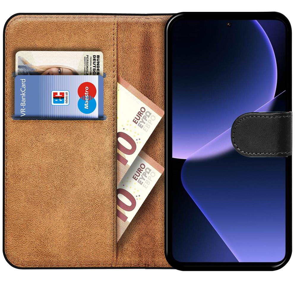 Basic Wallet für Xiaomi 13T / 13T Pro in Schwarz
