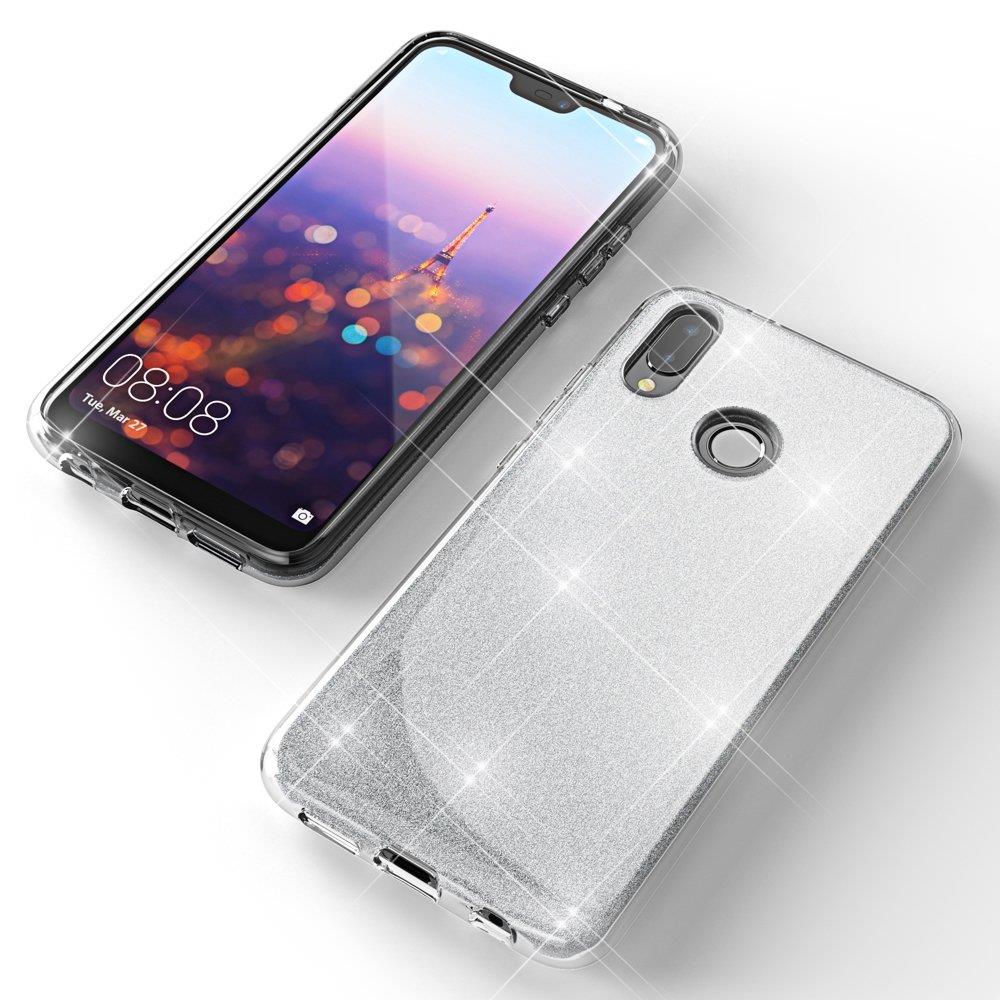 Shiny TPU für Huawei P20 Lite in Silber