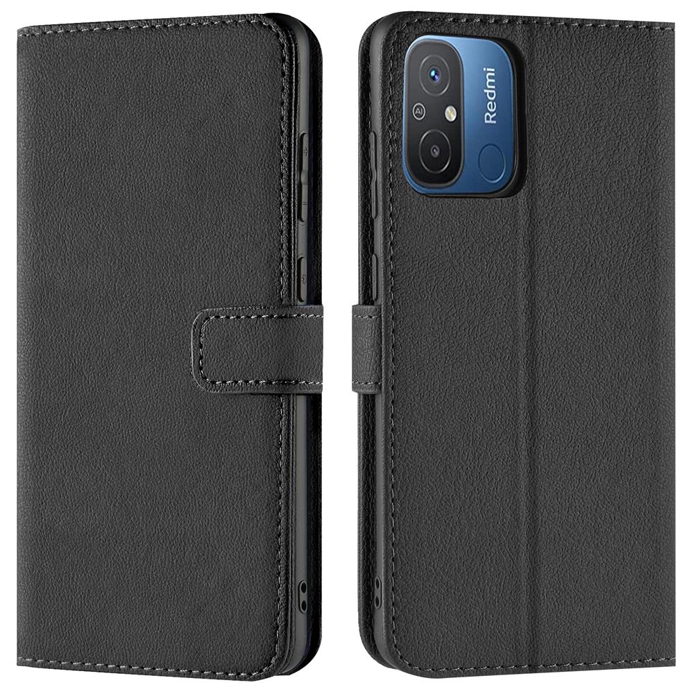 Basic Wallet für Xiaomi Redmi 12C in Schwarz