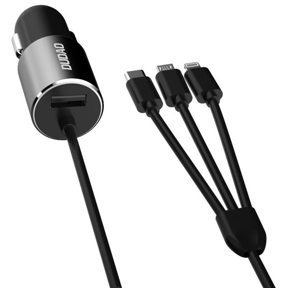 Dudao Kfz-Ladegerät 3in1 - R5ProN - Schwarz