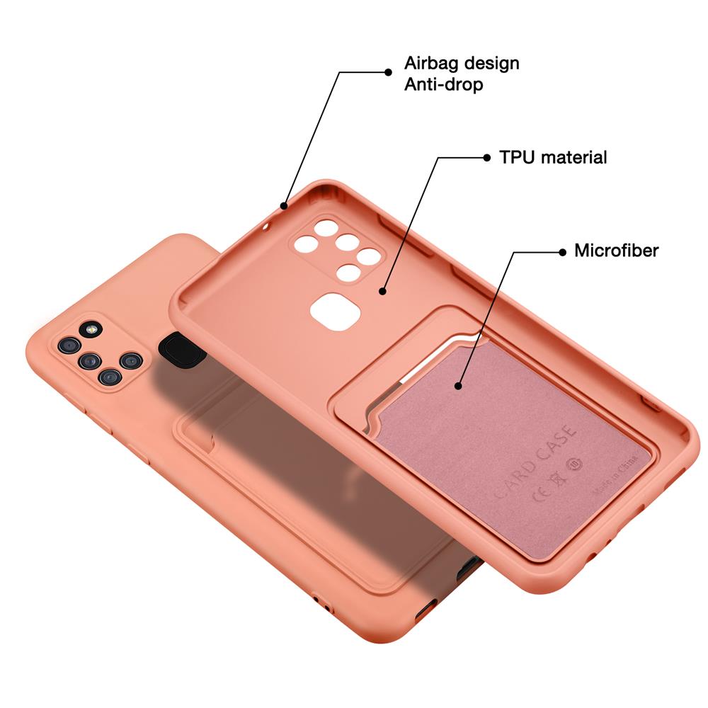 Card Case für Samsung Galaxy A21s in Rosa