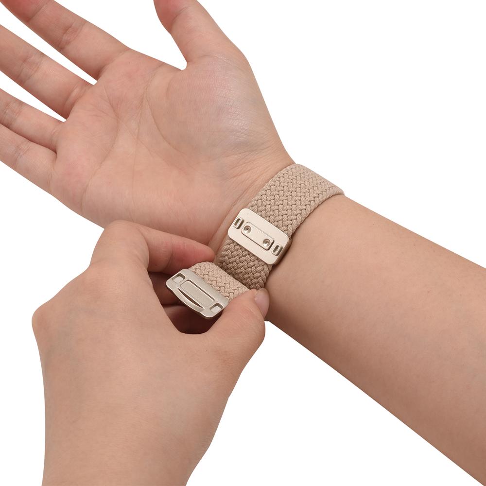 Loop Nylonarmband für Apple Watch 1-11/SE1-3/Ultra1-3 - 42/44/45/49mm in Beige - Universal