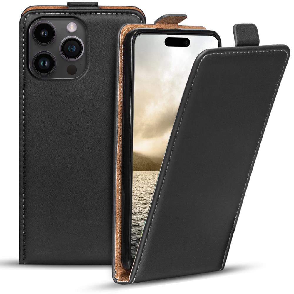 Basic Flip für Apple iPhone 16 Pro Max in Schwarz