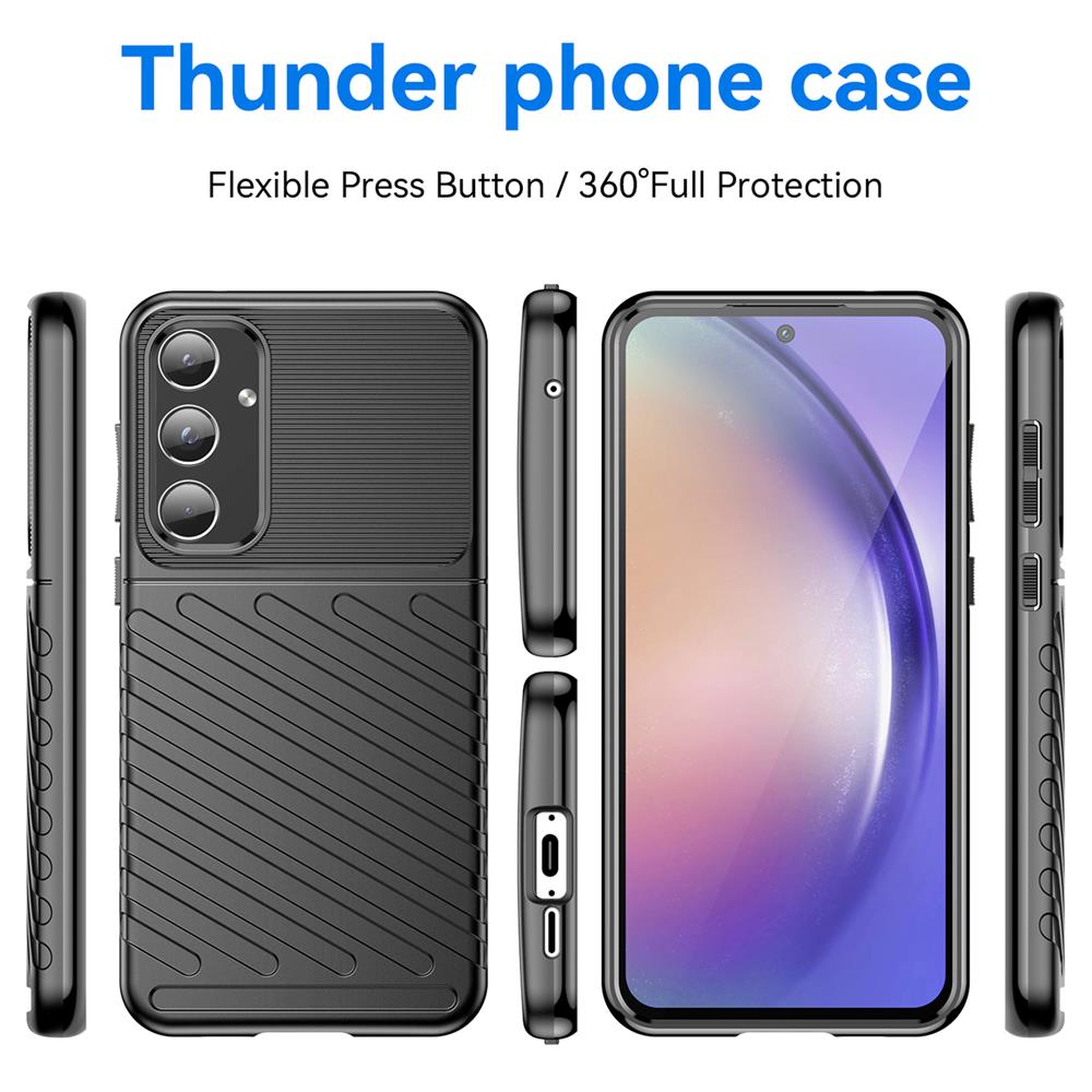 Thunder Case für Samsung Galaxy A55 5G in Schwarz
