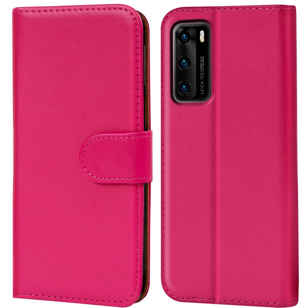 Basic Wallet für Huawei P40 in Pink