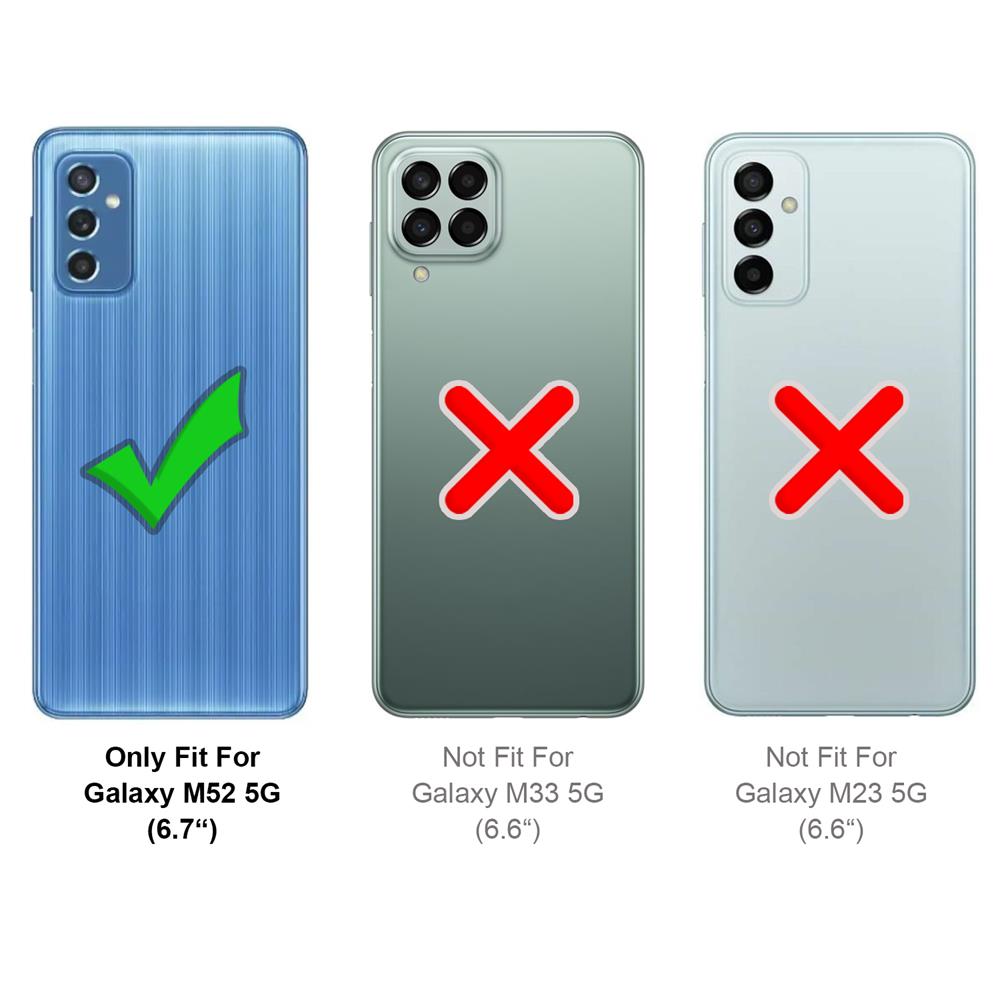 Rugged TPU für Samsung Galaxy M52 5G in Transparent