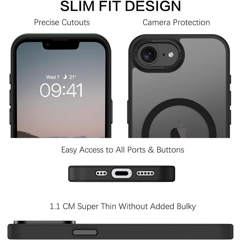 Frame Case für Apple iPhone 17e in Schwarz