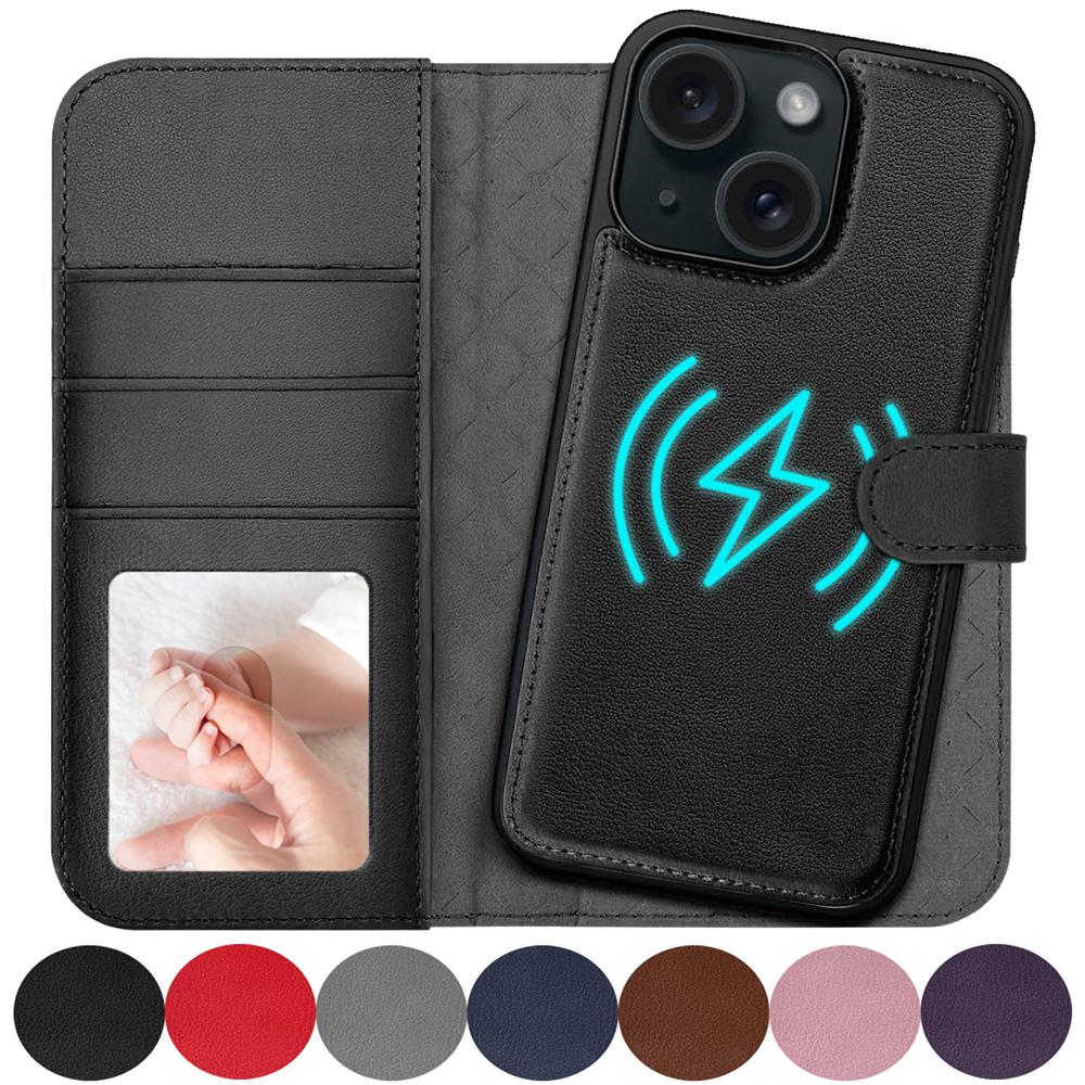 Magnetic Wallet für Apple iPhone 15