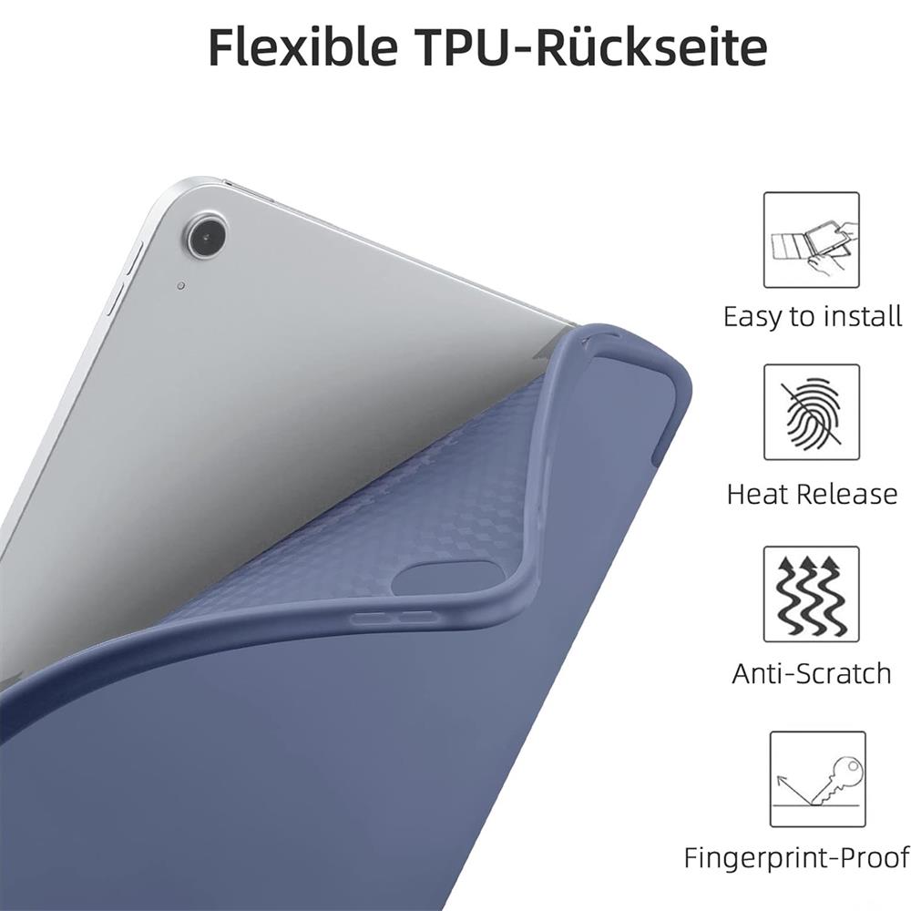 Smart Cover für Apple iPad Pro 13 2024 in Grau / Blau