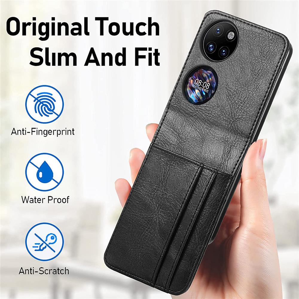 Basic Flip für Huawei P50 Pocket in Schwarz