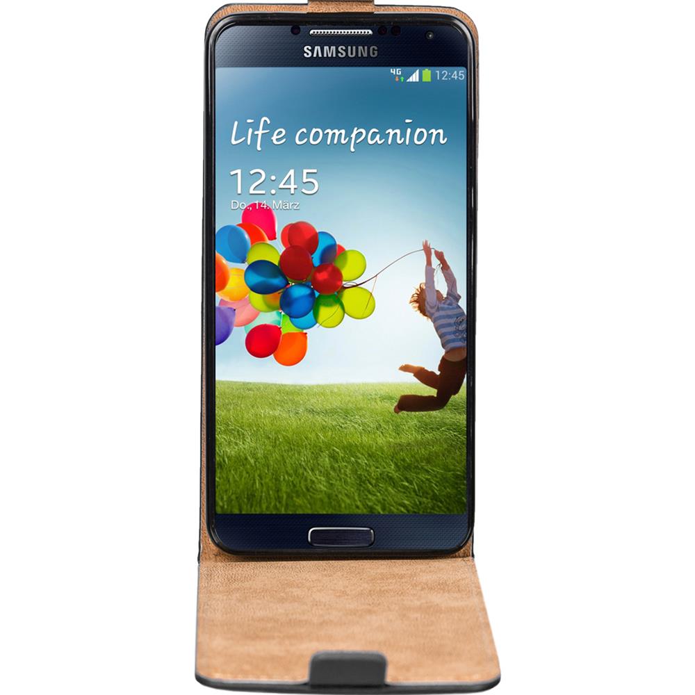 Basic Flip für Samsung Galaxy S4 in Schwarz